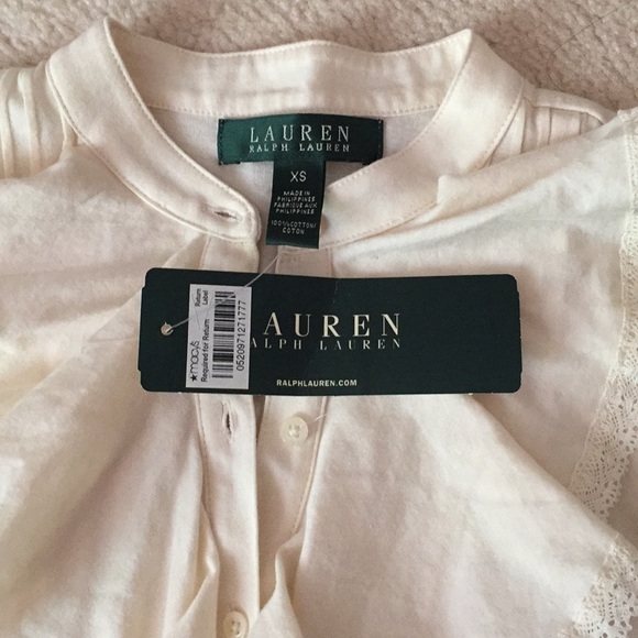 Ralph Lauren ruffle top - Picture 3 of 3